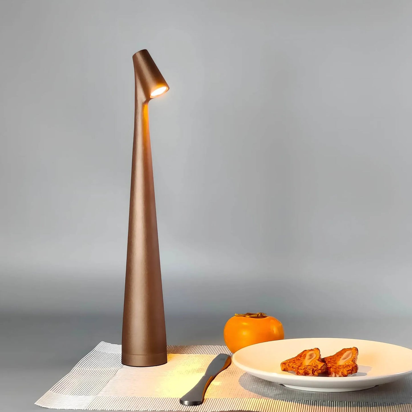 Nordische Minimalistische LED-Tischlampe | Kabellos | Dimmbar | Leselampe | Esszimmerbeleuchtung