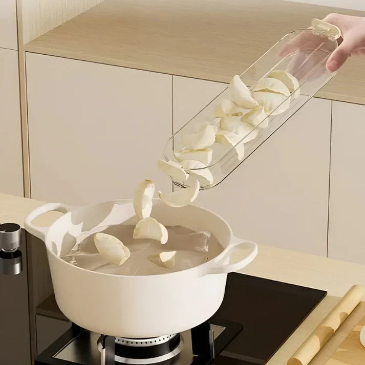 Stapelfähige Frischhaltebox mit Deckel – Mehrlagiger Lebensmittelbehälter für Tiefkühlkost, Gemüse & Snacks