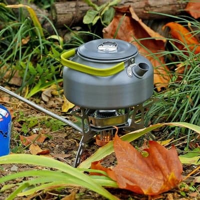 Faltbarer Camping-Gaskocher mit 3-Flammen-System & elektronischer Zündung – Outdoor-Kocher für Wandern, Trekking & Abenteuer