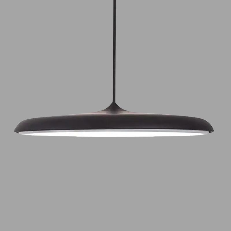 Minimalistische UFO-Hängeleuchte – Flache LED-Pendelleuchte für Esstisch, Küche oder Büro