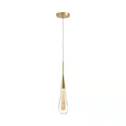 Moderne Persönlichkeit Kreative Kristall Tropfen LED Pendelleuchte
