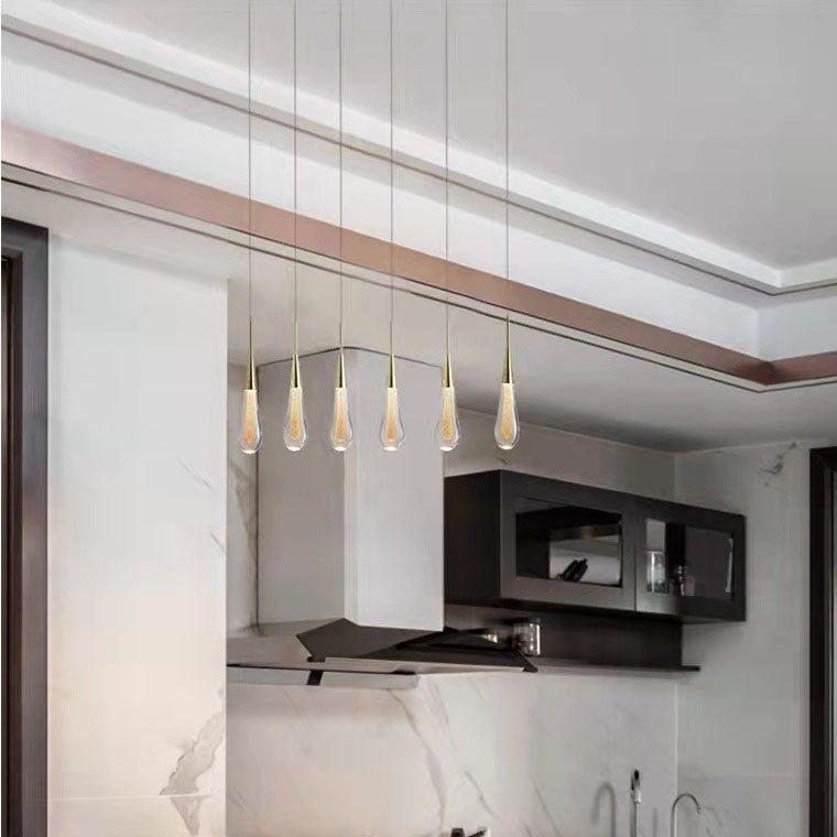 Moderne Persönlichkeit Kreative Kristall Tropfen LED Pendelleuchte