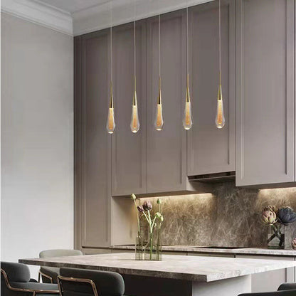 Moderne Persönlichkeit Kreative Kristall Tropfen LED Pendelleuchte