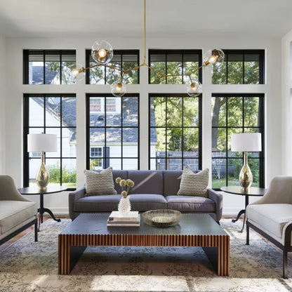 Moderne Molekül-Deckenleuchte mit 6 Armen – Designerlampe im Mid-Century Stil für Wohnzimmer, Essbereich & Loft