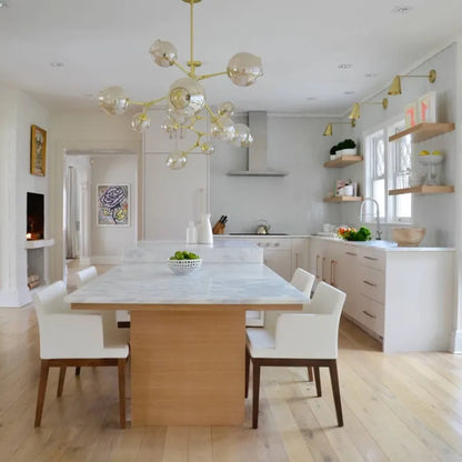 Moderne Molekül-Deckenleuchte mit 6 Armen – Designerlampe im Mid-Century Stil für Wohnzimmer, Essbereich & Loft