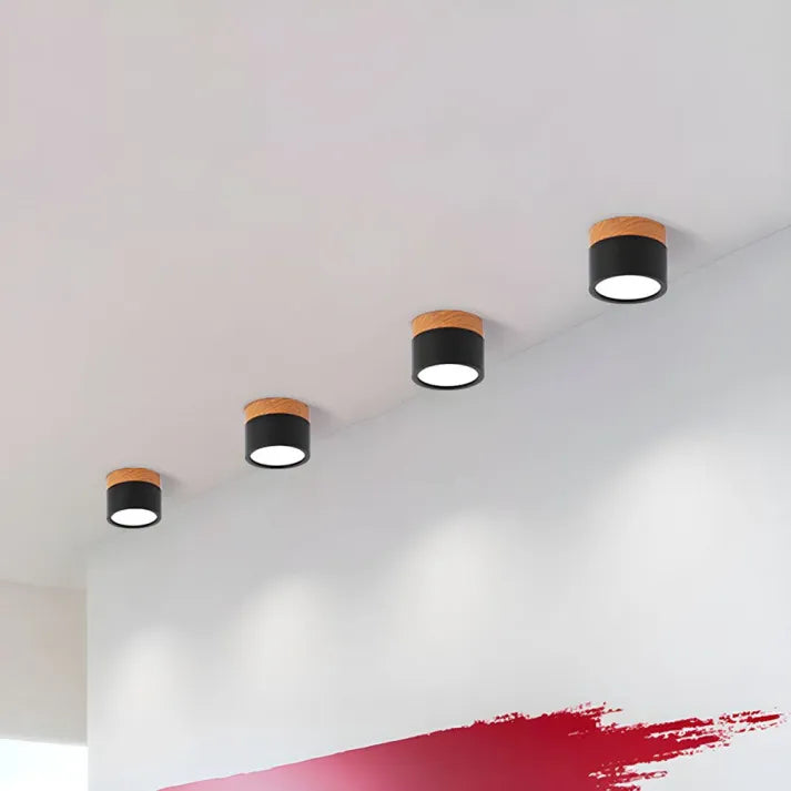 Moderne LED Deckenstrahler Rund – Aufbauleuchten für Wohnräume, Flur & Küche – Deckenleuchte im minimalistischen Stil