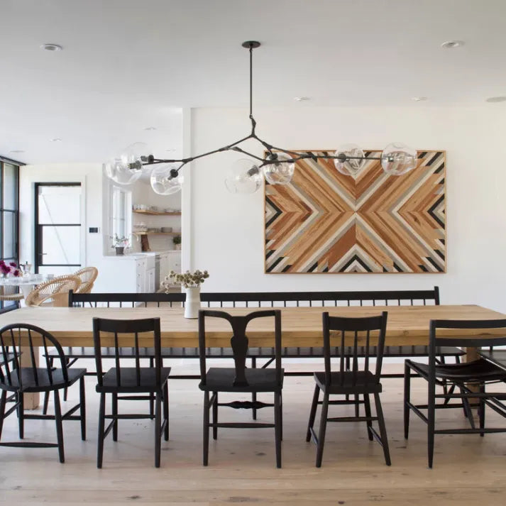 Moderne Molekül-Deckenleuchte mit 6 Armen – Designerlampe im Mid-Century Stil für Wohnzimmer, Essbereich & Loft