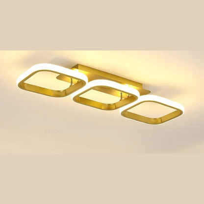 Moderner LED Ring-Kronleuchter – Minimalistische Deckenleuchte für Wohnzimmer und Essbereich