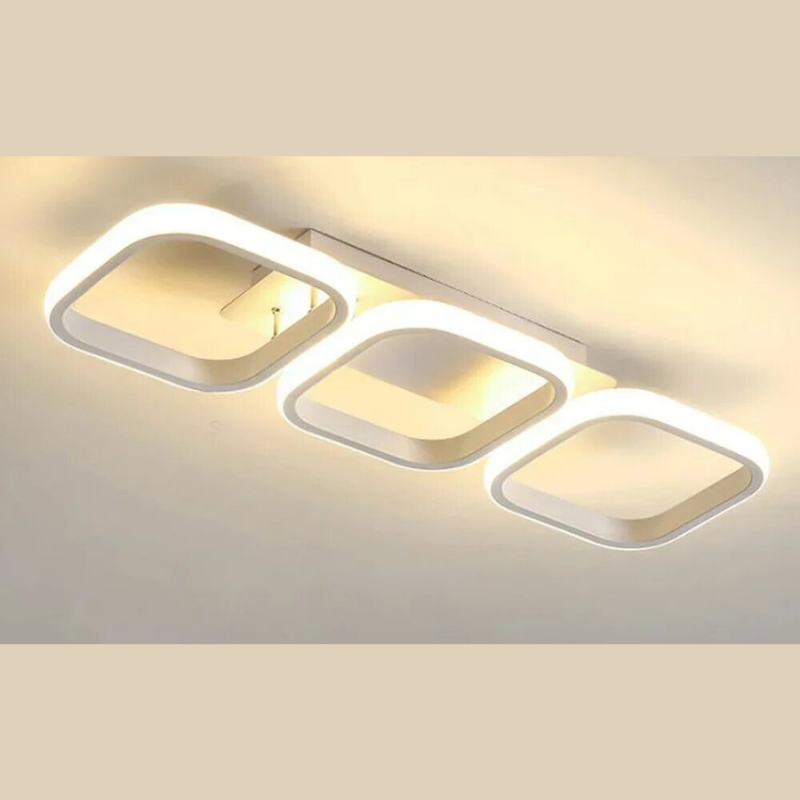 Moderner LED Ring-Kronleuchter – Minimalistische Deckenleuchte für Wohnzimmer und Essbereich