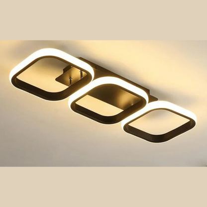 Moderner LED Ring-Kronleuchter – Minimalistische Deckenleuchte für Wohnzimmer und Essbereich