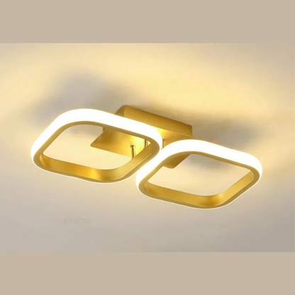 Moderner LED Ring-Kronleuchter – Minimalistische Deckenleuchte für Wohnzimmer und Essbereich