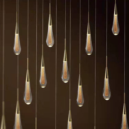 Moderne Persönlichkeit Kreative Kristall Tropfen LED Pendelleuchte