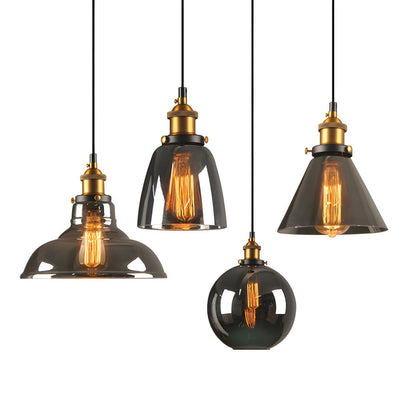 UrbanVibe Light - Amerikanische Vintage-Glas-Hängeleuchte