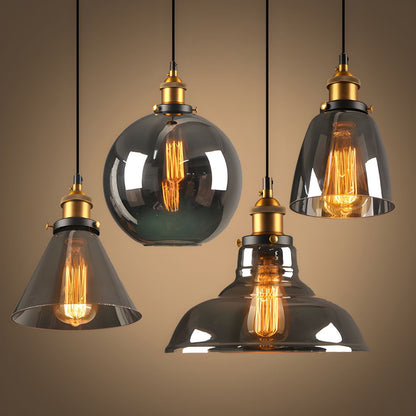 UrbanVibe Light - Amerikanische Vintage-Glas-Hängeleuchte