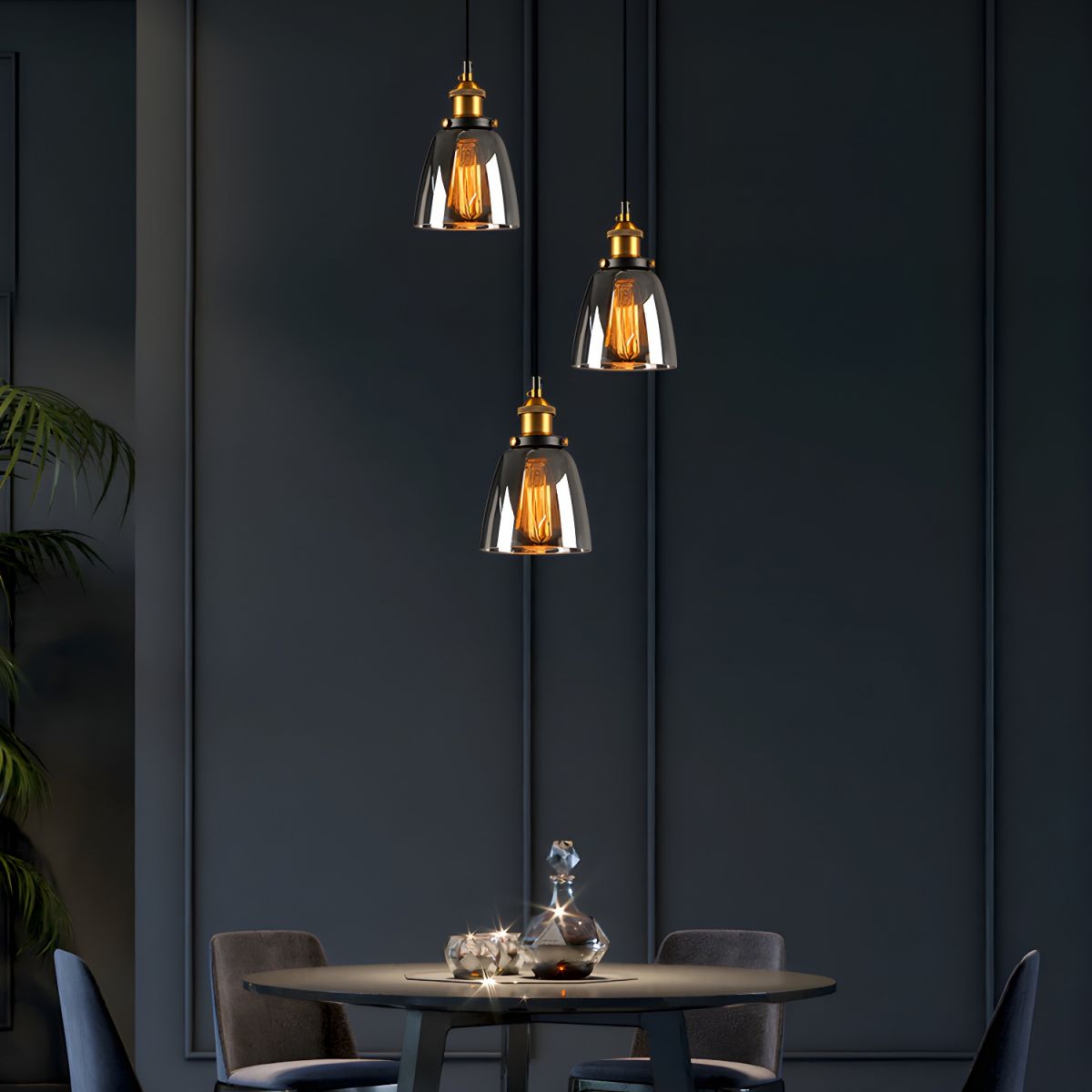 UrbanVibe Light - Amerikanische Vintage-Glas-Hängeleuchte