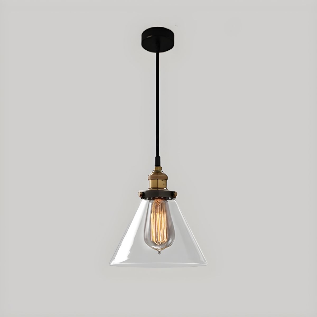 UrbanVibe Light - Amerikanische Vintage-Glas-Hängeleuchte