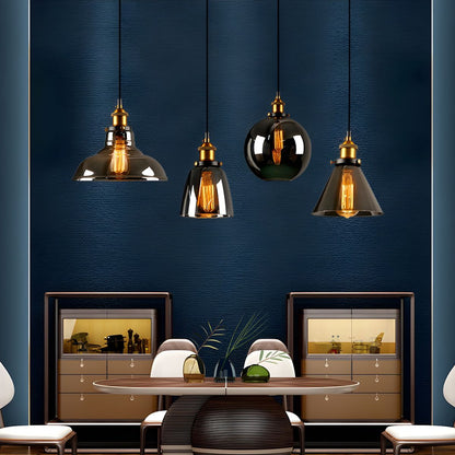 UrbanVibe Light - Amerikanische Vintage-Glas-Hängeleuchte