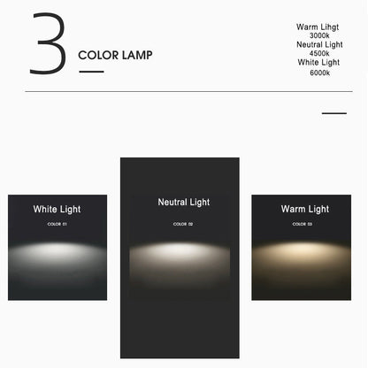 Japanese minimalist wooden strip LED wall lamp