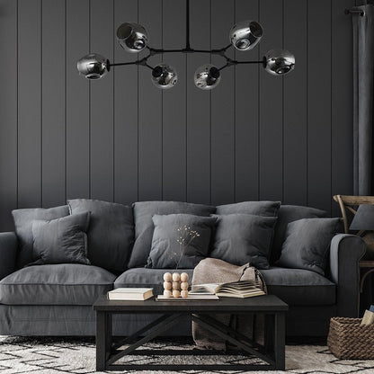 Moderne LED Pendelleuchte mit verstellbarer Höhe und warmem Licht – Ideal für Wohnzimmer oder Esszimmer