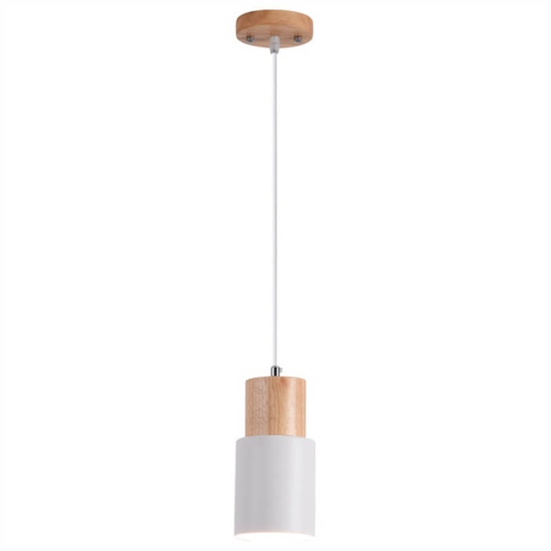 Nordic Macaron Cylinder Aluminium 1-Light Single LED Pendelleuchte