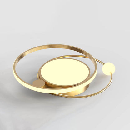 Nordic Round Circle LED Deckenleuchte bündig montiert