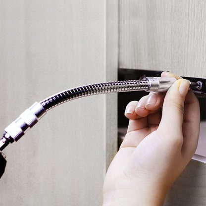 Universaler Bit‑Verlängerungsadapter mit flexiblem Schwanenhals & Schnellspannsystem