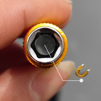 Universaler Bit‑Verlängerungsadapter mit flexiblem Schwanenhals & Schnellspannsystem