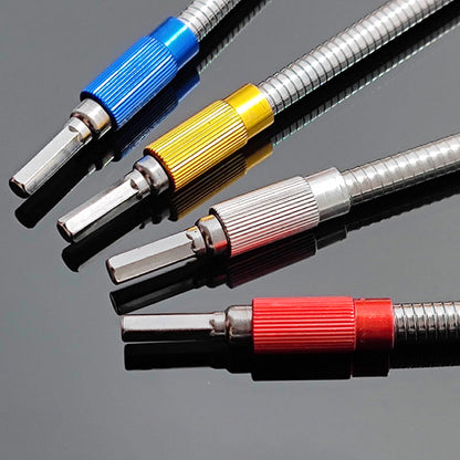 Universaler Bit‑Verlängerungsadapter mit flexiblem Schwanenhals & Schnellspannsystem