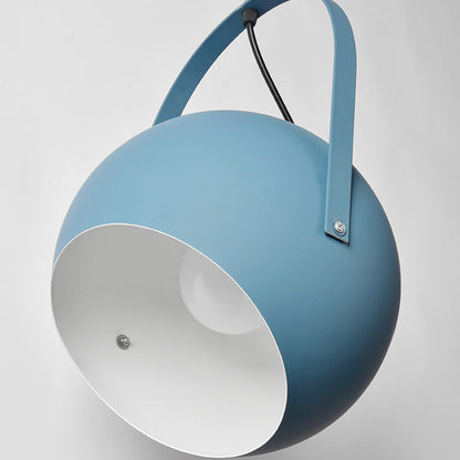 Contemporary creative Macaron Orb aluminum 1-light pendant lamp for bedroom