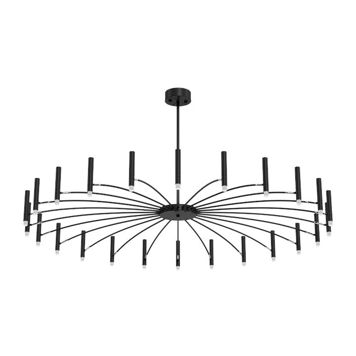 Moderne LED-Deckenleuchte im Spinnennetz-Design – Verstellbarer Kronleuchter mit 16 Armen für Wohnzimmer, Loft oder Esszimmer