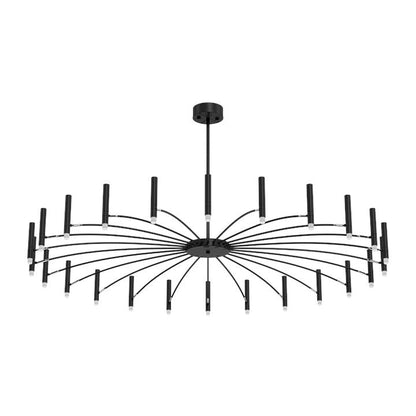 Moderne LED-Deckenleuchte im Spinnennetz-Design – Verstellbarer Kronleuchter mit 16 Armen für Wohnzimmer, Loft oder Esszimmer