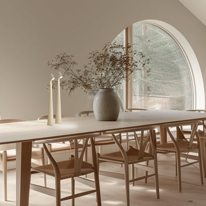 LED Tischlampe im minimalistischen Design – Wiederaufladbare Stimmungsleuchte für Wohnzimmer, Schlafzimmer & Gastronomie