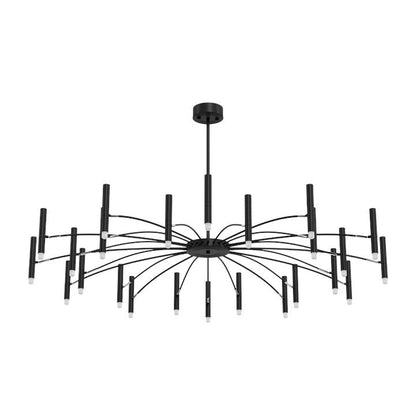 Moderne LED-Deckenleuchte im Spinnennetz-Design – Verstellbarer Kronleuchter mit 16 Armen für Wohnzimmer, Loft oder Esszimmer