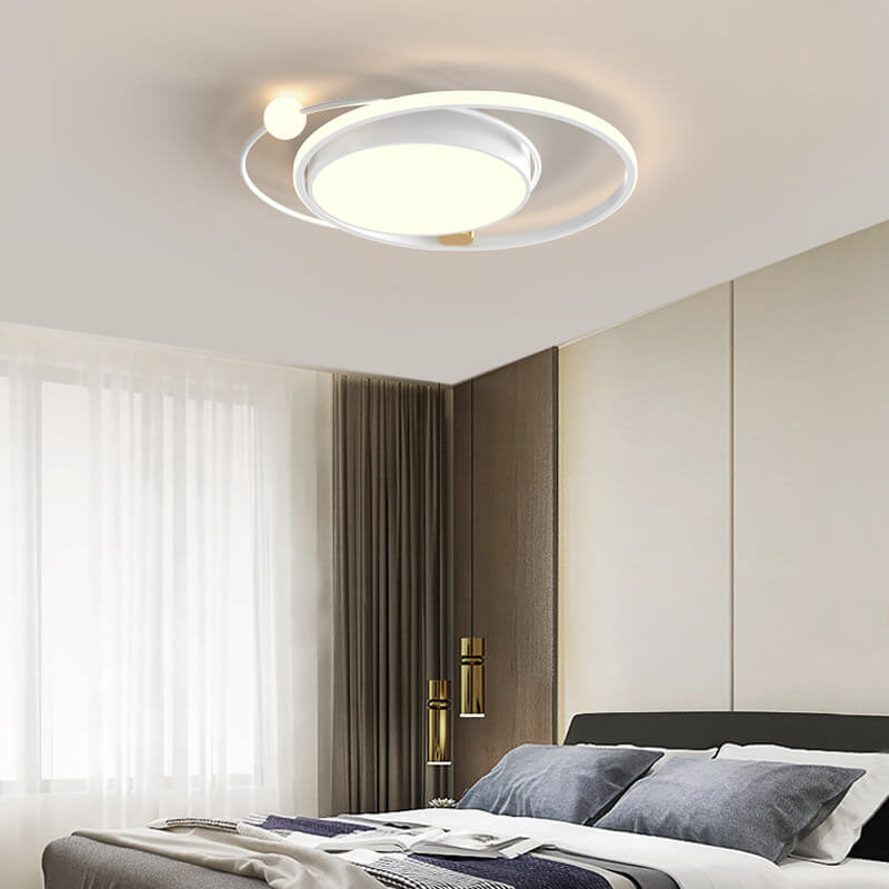Nordic Round Circle LED Deckenleuchte bündig montiert
