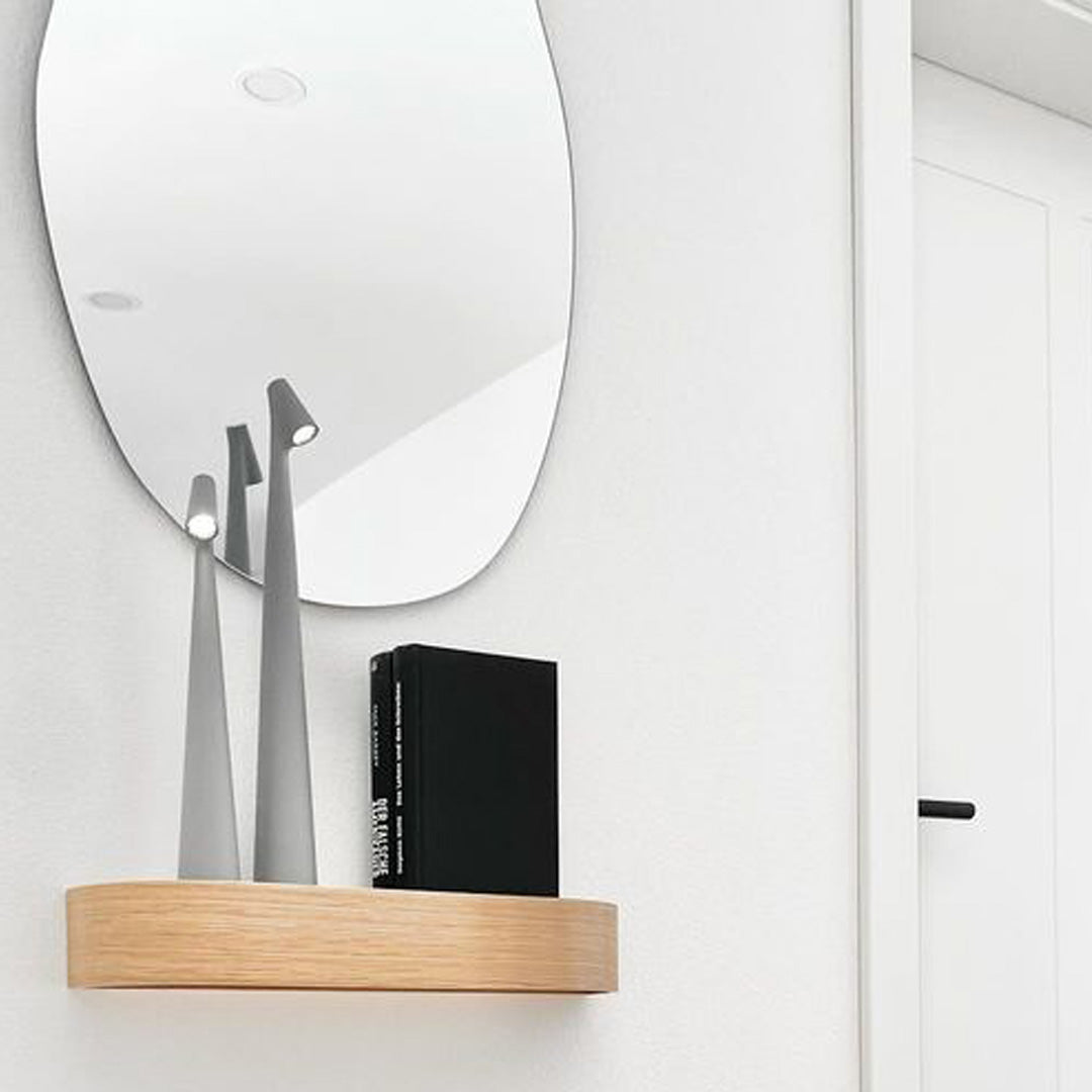 LED Tischlampe im minimalistischen Design – Wiederaufladbare Stimmungsleuchte für Wohnzimmer, Schlafzimmer & Gastronomie