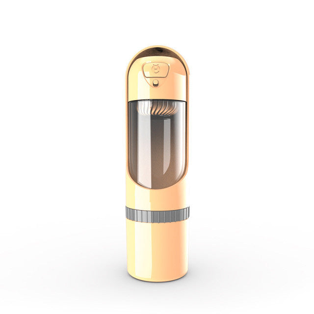 2-in-1 Reise-Wasser- und Futterflasche für Hunde – Auslaufsicher & BPA-frei