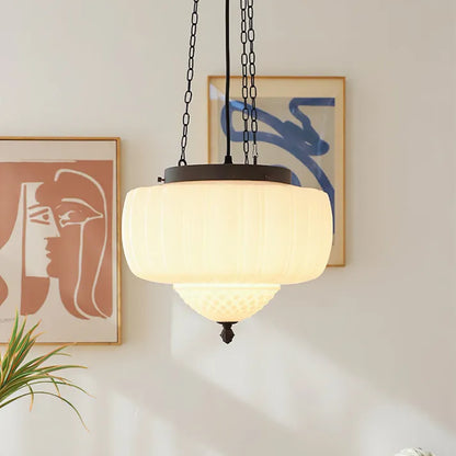 Klassische Pendelleuchte im Vintage-Stil – Deckenlampe mit Kettenaufhängung für Esszimmer, Wohnzimmer & Flur