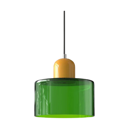 LumiGlas Design-Pendelleuchte - Europäische Retro Zylinder Pendelleuchte