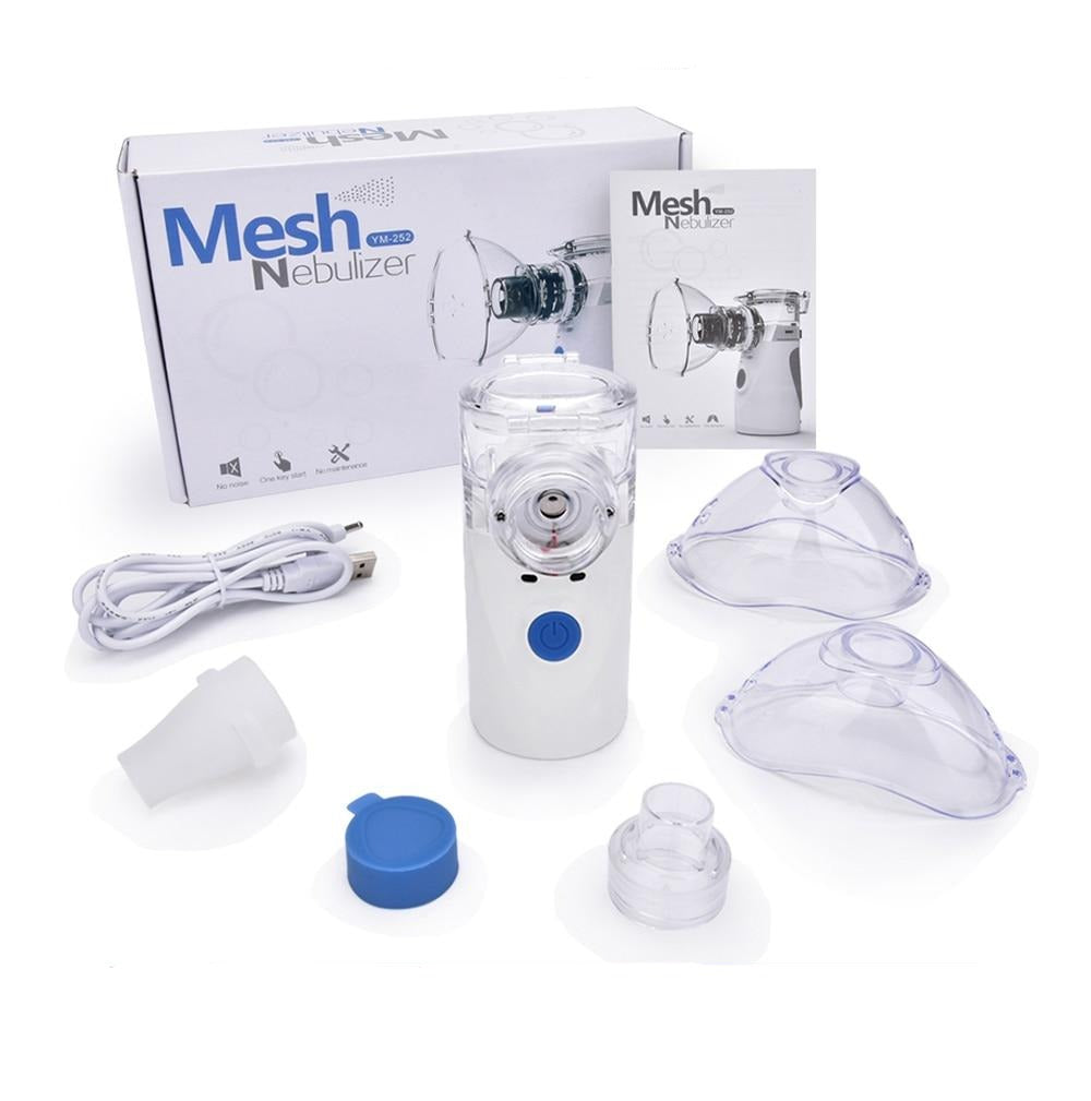 Mobiler Mesh‑Vernebler für Asthma & Erkältung – Leise, USB‑Ladbar & Kinderfreundlich
