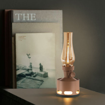 Vintage LED Lantern – Nostalgic Storm Lamp with Flame Effect & USB-C Battery, 4000mAh, Dimmable