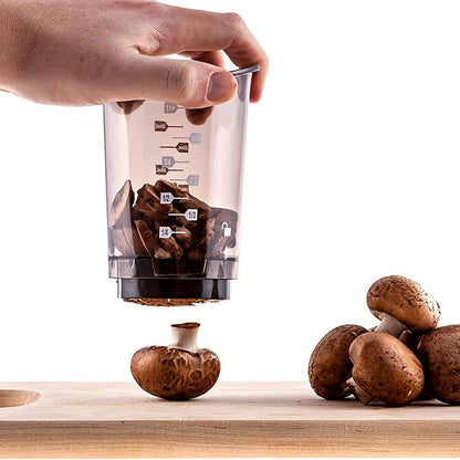 3-in-1 Manueller Schneider & Gemüseschneider – Schneiden, Hacken & Würfeln mit austauschbaren Klingen