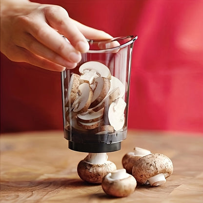 3-in-1 Manueller Schneider & Gemüseschneider – Schneiden, Hacken & Würfeln mit austauschbaren Klingen