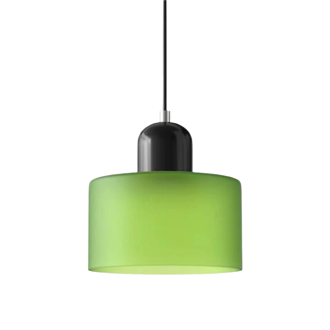 LumiGlas Design-Pendelleuchte - Europäische Retro Zylinder Pendelleuchte