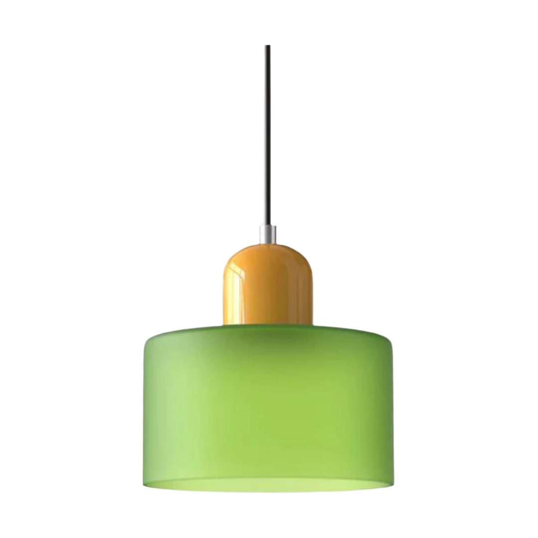 LumiGlas Design-Pendelleuchte - Europäische Retro Zylinder Pendelleuchte