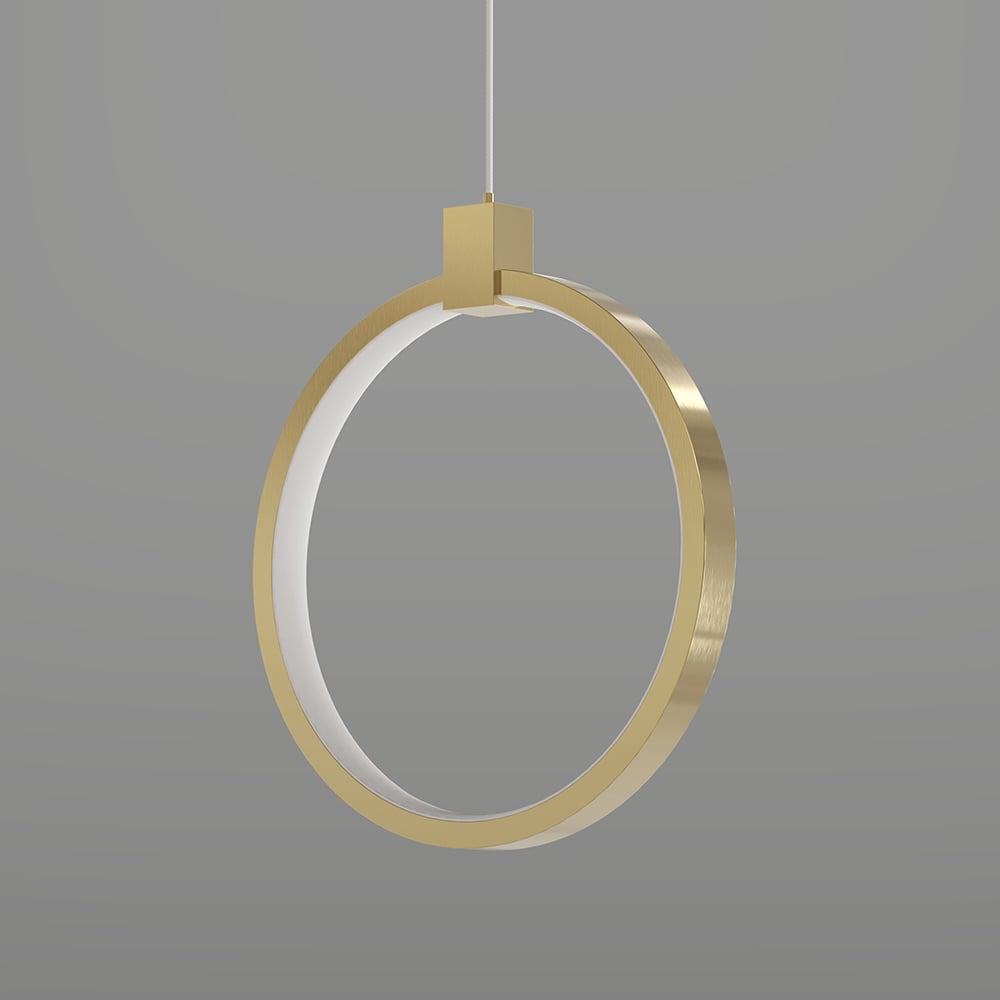 Moderne LED-Pendelleuchte mit Doppelring-Design – Elegante Hängelampe für Wohnzimmer, Esszimmer & Schlafzimmer – Minimalistisch & Luxuriös