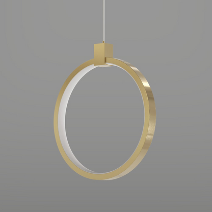 Moderne LED-Pendelleuchte mit Doppelring-Design – Elegante Hängelampe für Wohnzimmer, Esszimmer & Schlafzimmer – Minimalistisch & Luxuriös