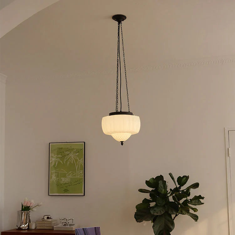 Klassische Pendelleuchte im Vintage-Stil – Deckenlampe mit Kettenaufhängung für Esszimmer, Wohnzimmer & Flur