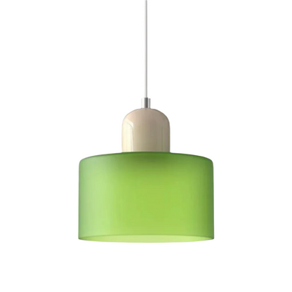 LumiGlas Design-Pendelleuchte - Europäische Retro Zylinder Pendelleuchte