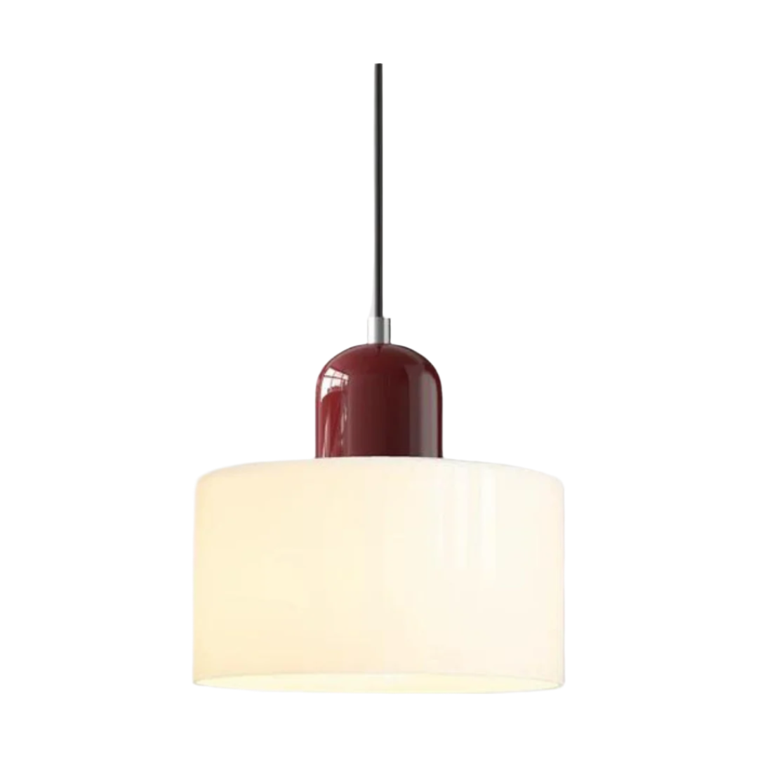 LumiGlas Design-Pendelleuchte - Europäische Retro Zylinder Pendelleuchte
