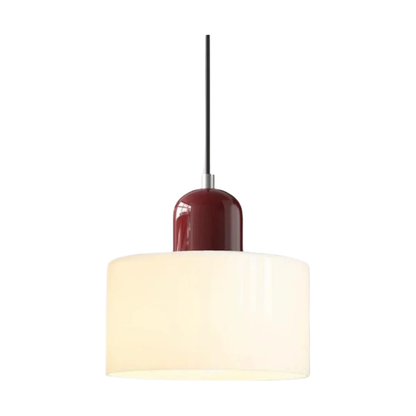 LumiGlas Design-Pendelleuchte - Europäische Retro Zylinder Pendelleuchte
